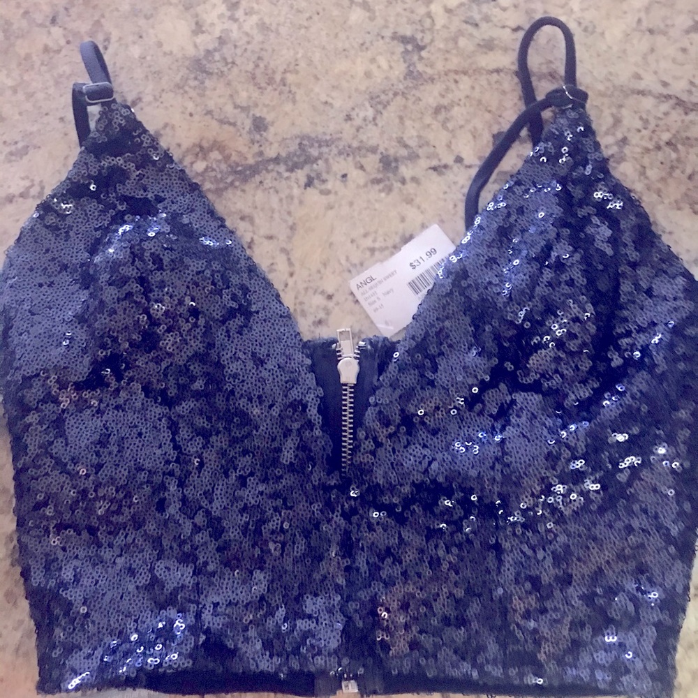 ANGL sequin top
